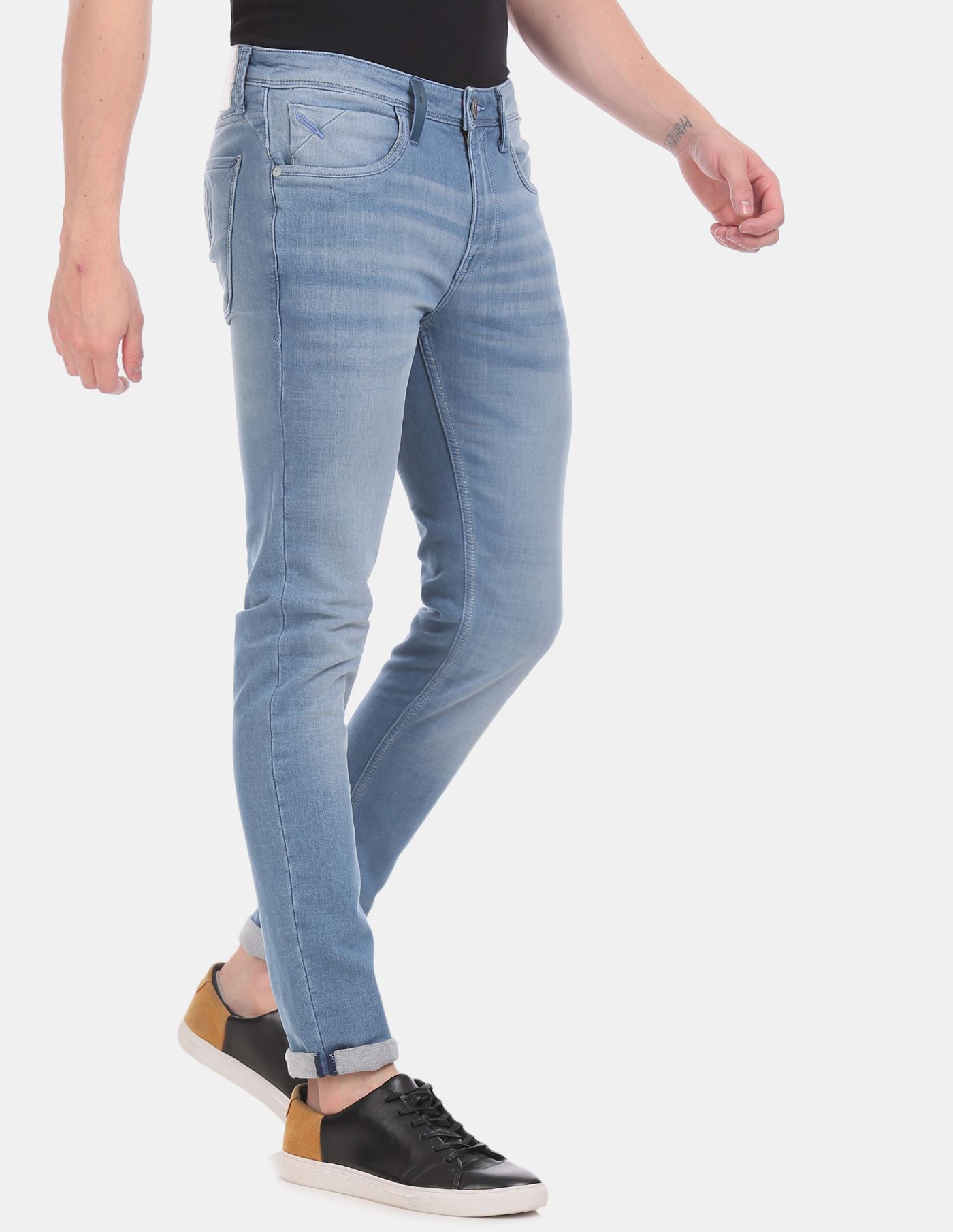 Ed Hardy Men Casual Wear Blue Jeans